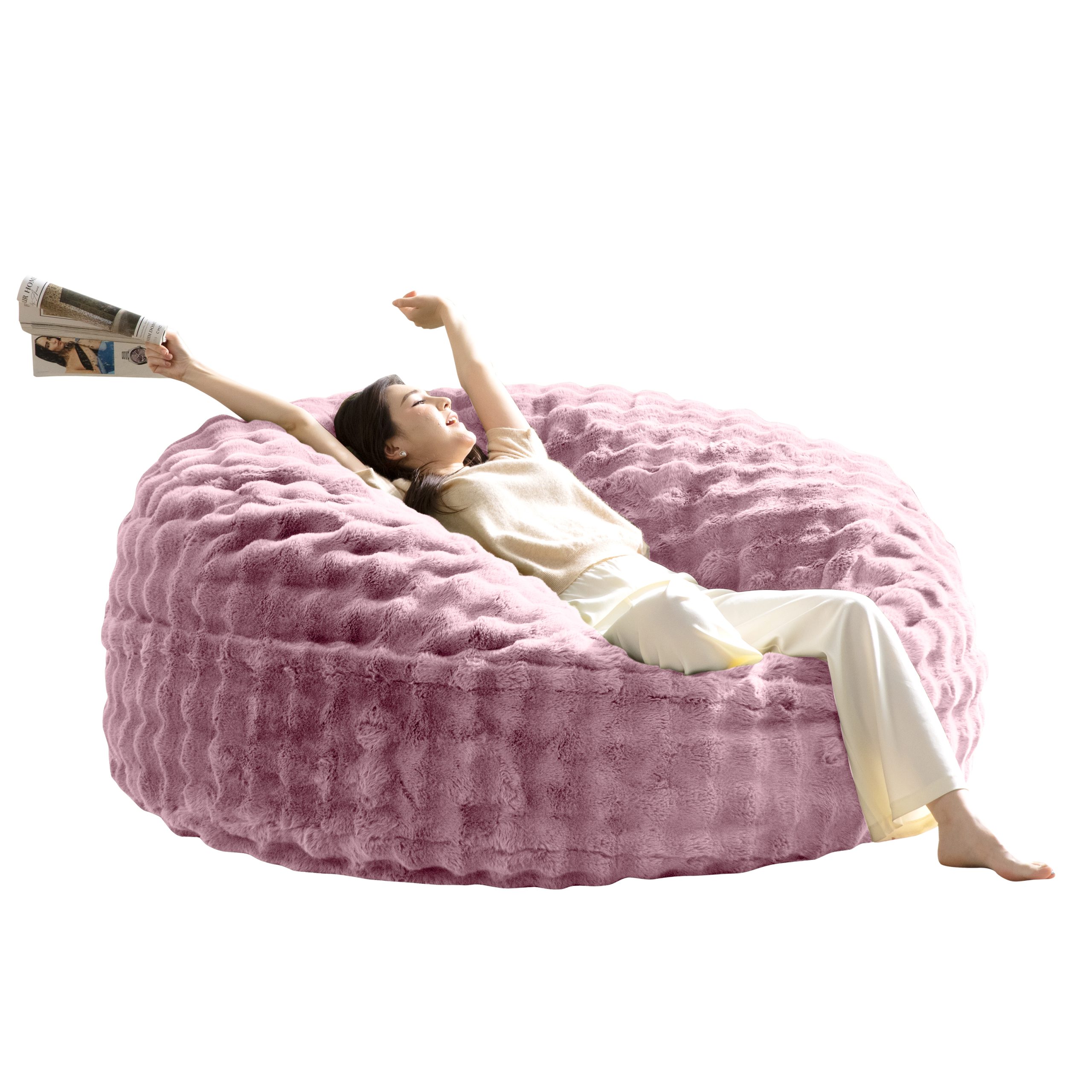 -11 XOFUGEM Bean Bag Chair For Adults 6FT - Image 1